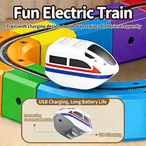 <span class=keywords><strong>Jouet</strong></span> de <span class=keywords><strong>train</strong></span> <span class=keywords><strong>électrique</strong></span> anti-gravité à assembler soi-même, piste magnétique 3D, best-seller, pour enfants, jeu créatif, utilisation à domicile - Product Image 4