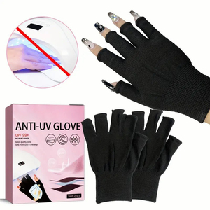 <span class=keywords><strong>Gants</strong></span> <span class=keywords><strong>anti</strong></span>-<span class=keywords><strong>UV</strong></span> pour fournitures de manucure, protection contre la lampe <span class=keywords><strong>UV</strong></span>, <span class=keywords><strong>gants</strong></span> réutilisables <span class=keywords><strong>anti</strong></span>-rayonnement, demi-doigts - Product Image 1