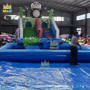 Casa de Brinco Infantil WODI de Grado Comercial, PVC de 0.9mm, para Lagos y Piscinas, Ideal para el Verano - Product Image 6