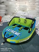 Jouets flottants tractables pour sports nautiques, tube gonflable de remorquage, bateau-tube, tube aquatique tractable, tube aquatique gonflable à rouler