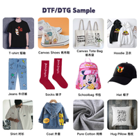 Imprimante DTG hybride A2 4060 Xp600 I3200 pour T-shirts et textiles, machine d'impression DTG DTF tout-en-un, imprimante numérique