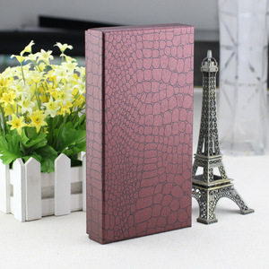 Chất lượng tốt rỗng đen da thật cá sấu sử dụng tùy chỉnh điện thoại di động trường hợp hộp gói với logo riêng của bạn - Product Image 5