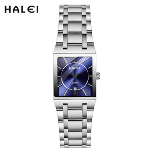 Montre HALEI pour femme à quartz original, cadran bleu, affichage de la date, analogique, fermoir pliant, mouvement japonais à aiguilles, vente en gros en dropshipping - Product Image 1