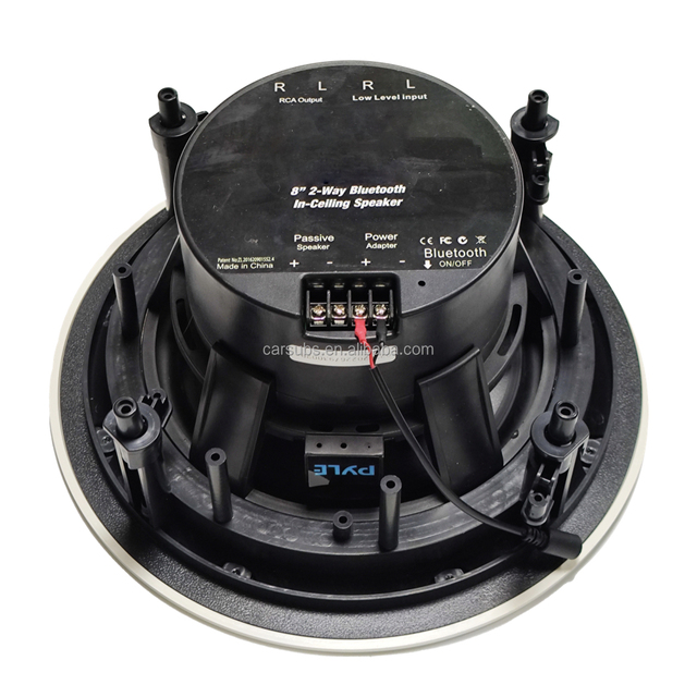 Home Stereo in Wall Ceiling Speakers 360W Dual Active Passive Subwoofer with Tweeter Fullrange BT Ceiling Speakers