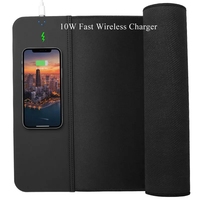 Lylong – tapis de souris étanche géant avec Logo imprimé, personnalisé, charge rapide Qi sans fil, chargeur de téléphone, tapis de souris de bureau, 15W