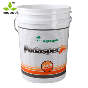 Seau en plastique de 16 kg avec couvercle, personnalisable, en matériau PP de qualité alimentaire, résistant aux hautes températures - Product Image 3