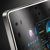 Miroir Intelligent de Bien-être avec Écran Tactile Intuitif pour Visualisation des Indicateurs de Style de Vie, Analyse de Santé par IA, Alimentation par Prise, Beauté et Santé