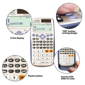 Calculadora Científica CTIFREE <span class=keywords><strong>de</strong></span> 12 Dígitos, Modelo FC-991es Plus sin Energía Solar, Funciona con Batería <span class=keywords><strong>de</strong></span> Monedas, Función <span class=keywords><strong>de</strong></span> Calendario, Material Plástico, para la Escuela - Product Image 5