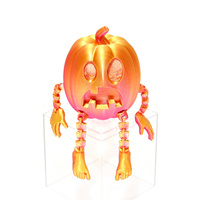 Famille de citrouilles imprimées en 3D, visages effrayants, décorations d'Halloween articulées, jouet anti-stress, articulations mobiles, cadeau pour bureau ou étagère