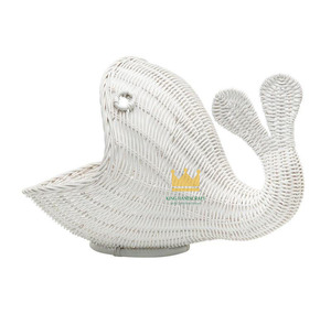 Casa para Mascotas de Mimbre en Forma de Ballena a Precio Económico para Cuarto de Bebé con Precio Competitivo y Superventas - Product Image 3