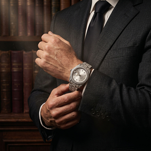 Orologio da <span class=keywords><strong>Uomo</strong></span> di Lusso in Acciaio Inossidabile con Moissanite, Diamanti Moissanite Brillanti Colore D VVS, Accessorio da Polso, Regalo Perfetto - Product Image 4