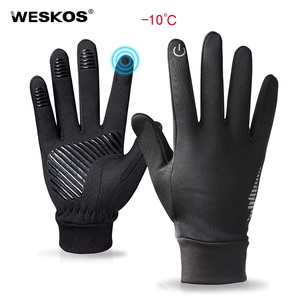 Gants de vélo chauffants à écran tactile complets pour les sports d'hiver en plein air, équipement de protection pour le cyclisme, vente en gros - Product Image 1