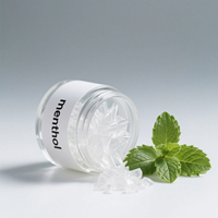 Extrait en cristal CAS 2216 de menthe verte de menthol cristal de nourriture de L-menthol et cristal cosmétique de menthol de catégorie