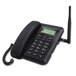 中国2G3GデュアルSIMホームオフィス電話コードレス電話発信者ID固定ワイヤレスデスク電話