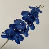 Bunga Anggrek Simulasi Laris Manis untuk Dekorasi Rumah dan Pernikahan, Bunga Simulasi Tunggal Phalaenopsis untuk Dekorasi