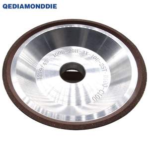 Meule diamantée CBN à liant résineux 12V9 pour machines de rectification CNC 5 axes, forets et fraises - Product Image 2