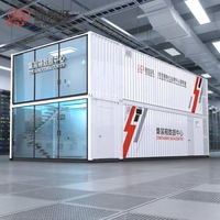 Kontainer Pusat Data Terpadu (All-in-One) dengan Kabinet Komputasi Kontainer, Pendingin Udara, dan Pendingin Cair untuk Penyedia Layanan Cloud