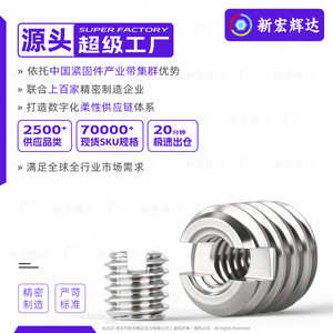 สกรูเกลียวปล่อยสแตนเลสแบบมีร่อง ขนาดเมตริก เกลียวละเอียด ขวาเกลียว  M2 M2.5 M6 M16 เกลียวเต็มตัว - Product Image 2