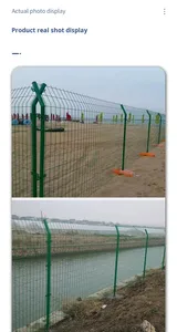 Hai mặt quang điện dây thép Net đường cao tốc Orchard kim loại thiên nhiên cách ly bảo vệ biên giới với bài hàng rào phụ kiện - Product Image 5