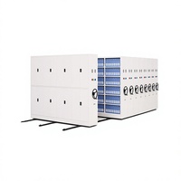 Système de rayonnage mobile intelligent personnalisé pour mobilier de bureau commercial, compresseur manuel, armoire de classement d'archives en acier ISO