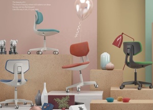 Sedia da Laboratorio di Scienze con Ruote e Altezza Regolabile, Arredamento per Laboratori Informatici, Prezzo - Product Image 4