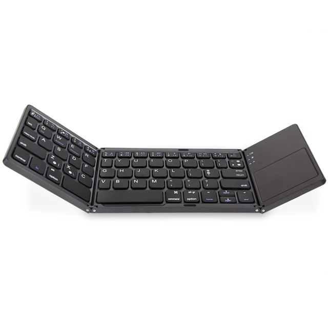 Portable Mini Wireless Bluetooth Foldable with Touchpad for Travel Use Keyboard
