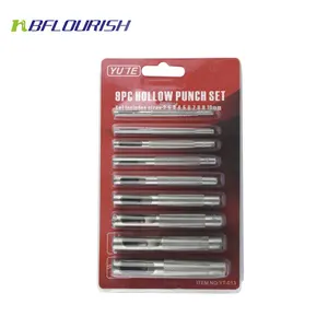 YUTE Gratis Verzending Yute 9 stks carbon staal polijsten perforator met blister voor leer of papier