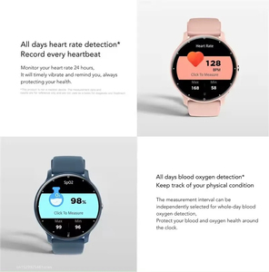 Xu hướng thiết bị điện tử tiện ích Relojes Huyết Áp Màn hình smartwatches cho Apple Heart Rate tập thể dục Tracker thể thao thông minh đồng hồ - Product Image 6