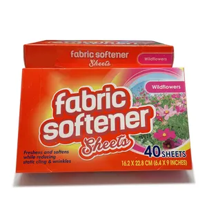 Eco-friendly Laundry Softener Dryer Sheets Fresh Scent Customized Tumble Fabric Softener Dryer Sheet