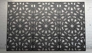 Panel de Malla Metálica Perforada Decorativa, Revestimiento Exterior, Sistema de Muro Cortina de Aluminio, Panel de Fachada Soldado, Perforado Plateado - Product Image 5