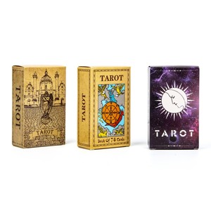 Wholesale Custom Eco-Friendly <b>Personalized</b> <b>Family</b> Entertainment Divination Tarot Free Sample Paper Printing Cards Decks - Product Image 5