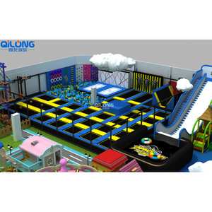 Parcours de corde de Jeu Doux Intérieur de Bébé, Cirque Aire De Jeux Intérieure Avec Grand Toboggan - Product Image 6