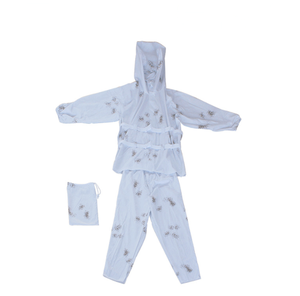 DFG1015 Combinaison Ghillie d'hiver pour activités extérieures, kit 4 pièces : veste à capuche, pantalon, couvre-casque, sacs à cordon - Product Image 2