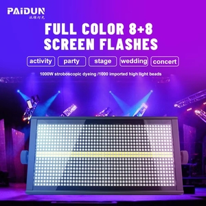 Lumière stroboscopique RVB PS 1000W, corps en verre trempé, IP54, 13/15 canaux DMX512, équipement d'éclairage de scène, flash blanc LED PAR pour thème - Product Image 4