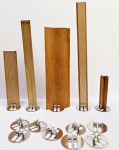 Onglets de mèche de bougie en métal de 23mm, onglets de maintien de mèche de bougie en métal, base de mèche pour la fabrication de bougies - Product Image 4