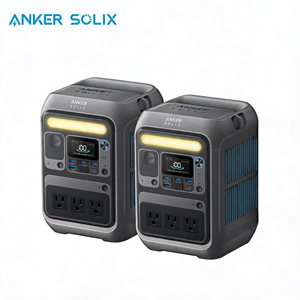 Batería LiFePO4 de larga duración (3000 ciclos) para generador de energía portátil Anker Solix 288Wh con entrada de 12V para coche, ideal para transmisiones en vivo al aire libre. - Product Image 1