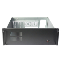 4u serveur rackmount noir châssis l'industrie cas cas courtes fournisseur