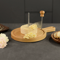 Recourbe-fromage en acier inoxydable et déchiqueteuse trancheuse à fromage manuelle/machine à raser pour la coupe de cuisine-Construction métallique