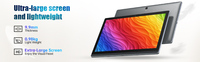 Tablette Android 14,1 pouces avec écran IPS FHD 1080P, processeur 8 cœurs, RAM 6 Go, ROM 128 Go, extension 1 To, Wi-Fi double bande (2,4G/5G)