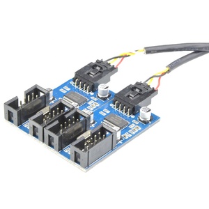 9pin USB Tiêu Đề Nam 1 Để 4 Nữ Cáp Mở Rộng Thẻ Máy Tính Để Bàn 9-Pin USB Hub USB 2.0 9 pin Kết Nối Bộ Chuyển Đổi Cổng Multilier - Product Image 3