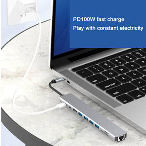 Base de Conexión para Laptop SYONG para 4 Monitores, Base de Conexión 9 en 1 con Monitor Dual para Dell <span class=keywords><strong>HP</strong></span>, Sistema Win10 32/64, MAC OS10.9 o Superior - Product Image 4