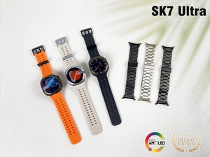 Sk7 Siêu Smartwatch 2025 Mới Nhất W7 Cập Nhật 1.53 Inch 128M 500MA Ngoài Trời Tập Thể Dục IP67 Không Thấm Nước Với Đôi Dây Đeo Cho Nam Giới Phụ Nữ - Product Image 4