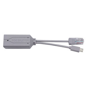 48V ถึง 2.4A POE 10/100Mbps สำหรับอุปกรณ์เสริมกล้องวงจรปิด TYPE-C Poe ไฟแสดงสถานะในตัว วัสดุ ABS - Product Image 4