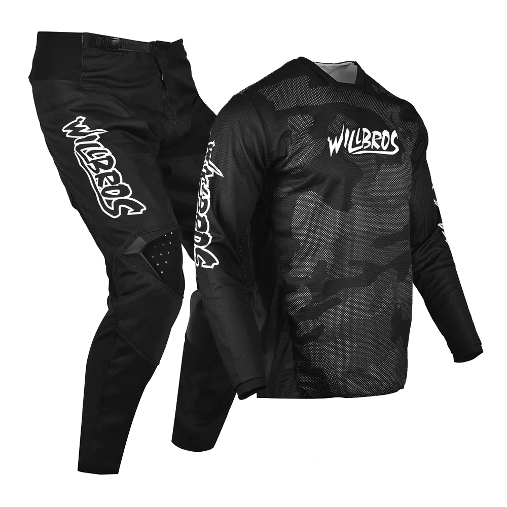 top quality BMX MX ATV combo racing motocross jersey pants sets motorcycle Downhill Mountain Bike suits Motor Cross Clothing