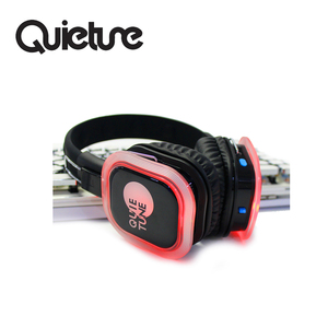 Casque F39 pliable Silent Disco <span class=keywords><strong>3</strong></span> canaux ou plus Émetteur Casque de fitness silencieux avec microphone Logo personnalisé en stock - Product Image 2