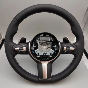 Volante de Cuero Negro Personalizado para <span class=keywords><strong>BMW</strong></span> M2 M3 M4 M5 F10 F20 F22 F30 F32 F36 F80 F82 F83 F90, Accesorios para Automóviles - Product Image 4