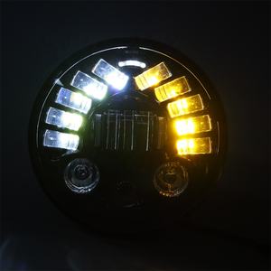 TIYPEOR Universal Round Motorcycle <strong>Headlight</strong> 7Inch DRL LED Car Super Bright Auxiliary Fog Light - Product Image 4