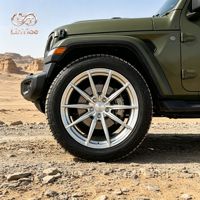 Jantes forgées en alliage d'aluminium bronze à rayons longs, taille personnalisée, PCD ET CB, compatibles avec les voitures particulières