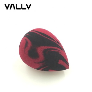 Miếng Bọt Biển Làm Đẹp Đá Cẩm Thạch Siêu Mềm Màu Đỏ Đen Polyurethane Ưa Nước Phong Cách Trung Quốc Thương Mại Lớn - Product Image 3