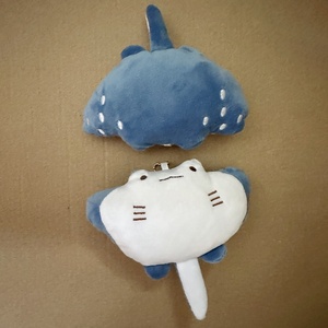 10Cm Schattige Ray Pluche Speelgoed Promotie Cadeau Tas Hanger Sleutelhanger Mini Devilfish Plushie Sleutelhangers Opgezette Zeedieren - Product Image 4